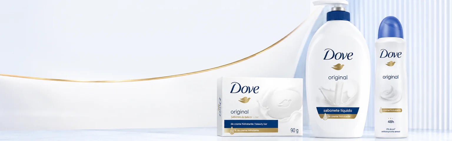 Produtos Dove Original para cuidados pessoais